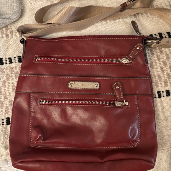 Dark Cherry Franco Sarto Purse - Picture 5 of 5